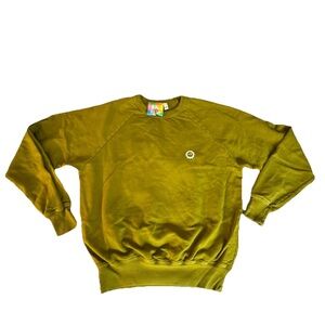 Lot of 2: Big Bud Press Cotton French Terry Sweatshirts Sage & Chartreuse XXS